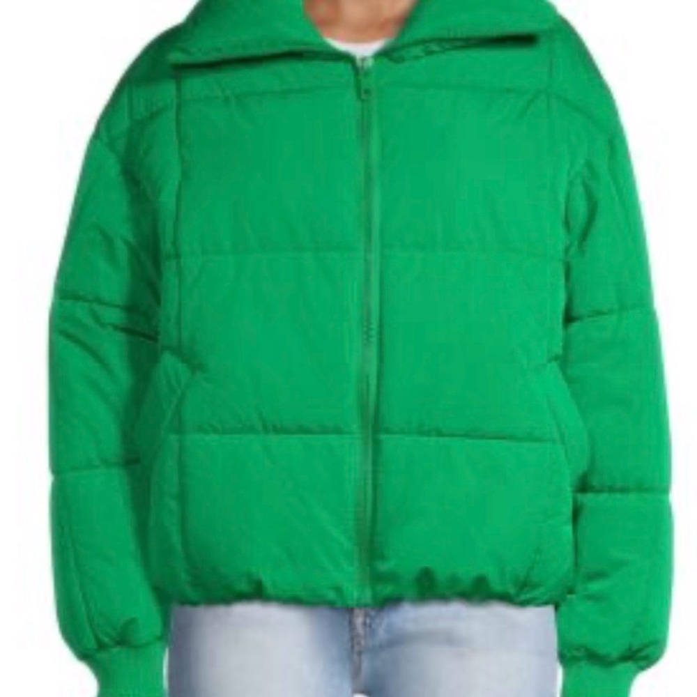 Apparis Women's Green Puffer Jacket